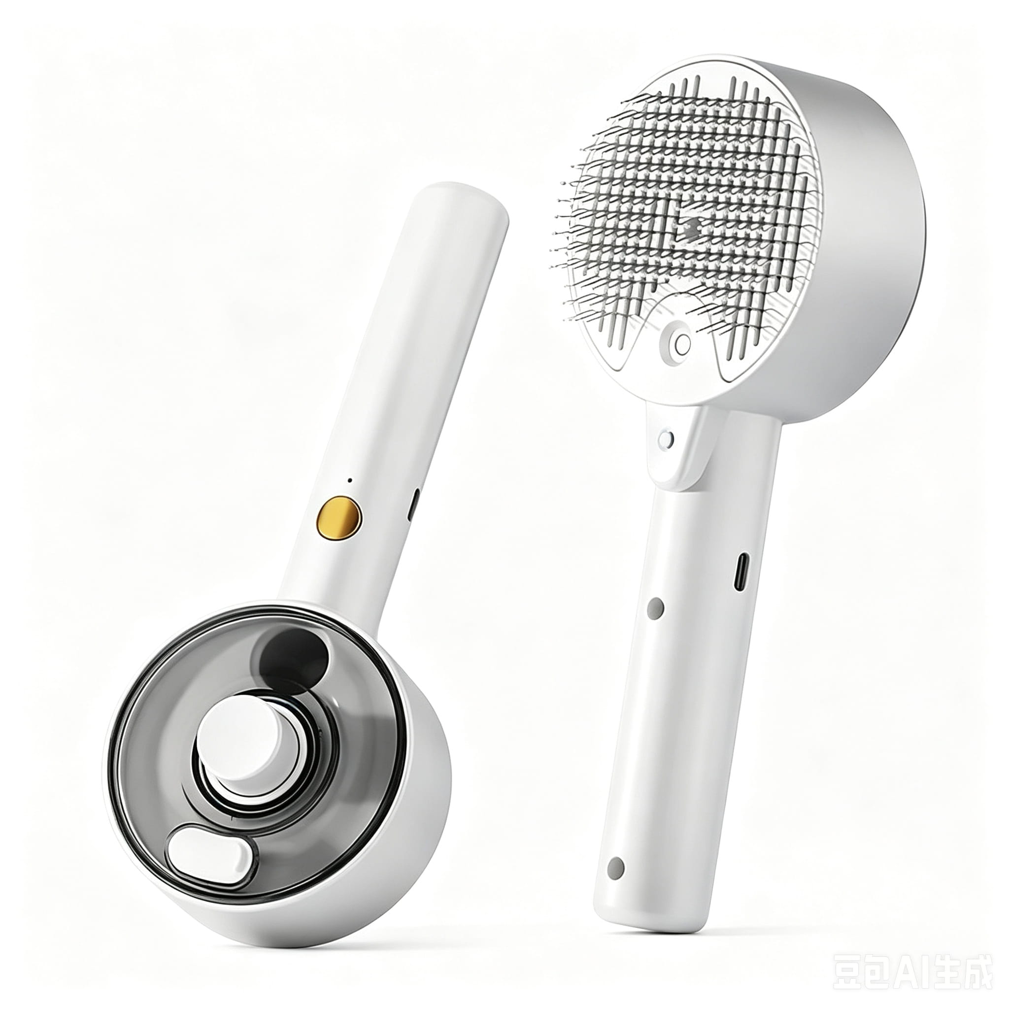 Steam Self-Cleaning Pet Hair Brush For dogs & cats