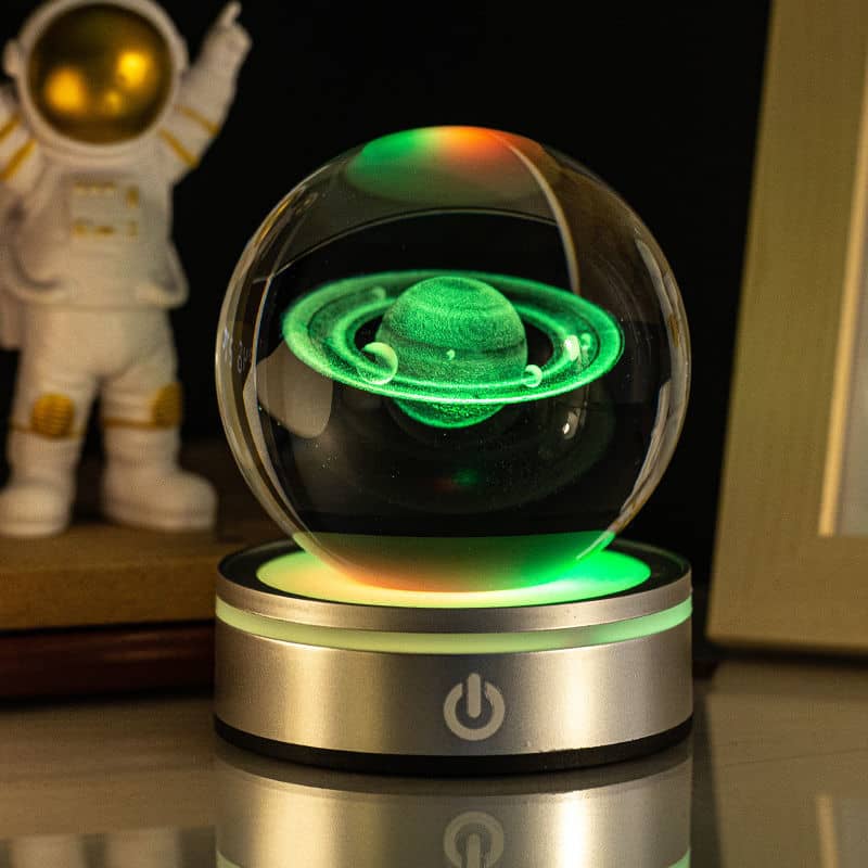 3D Crystal Ball Touch Night Light