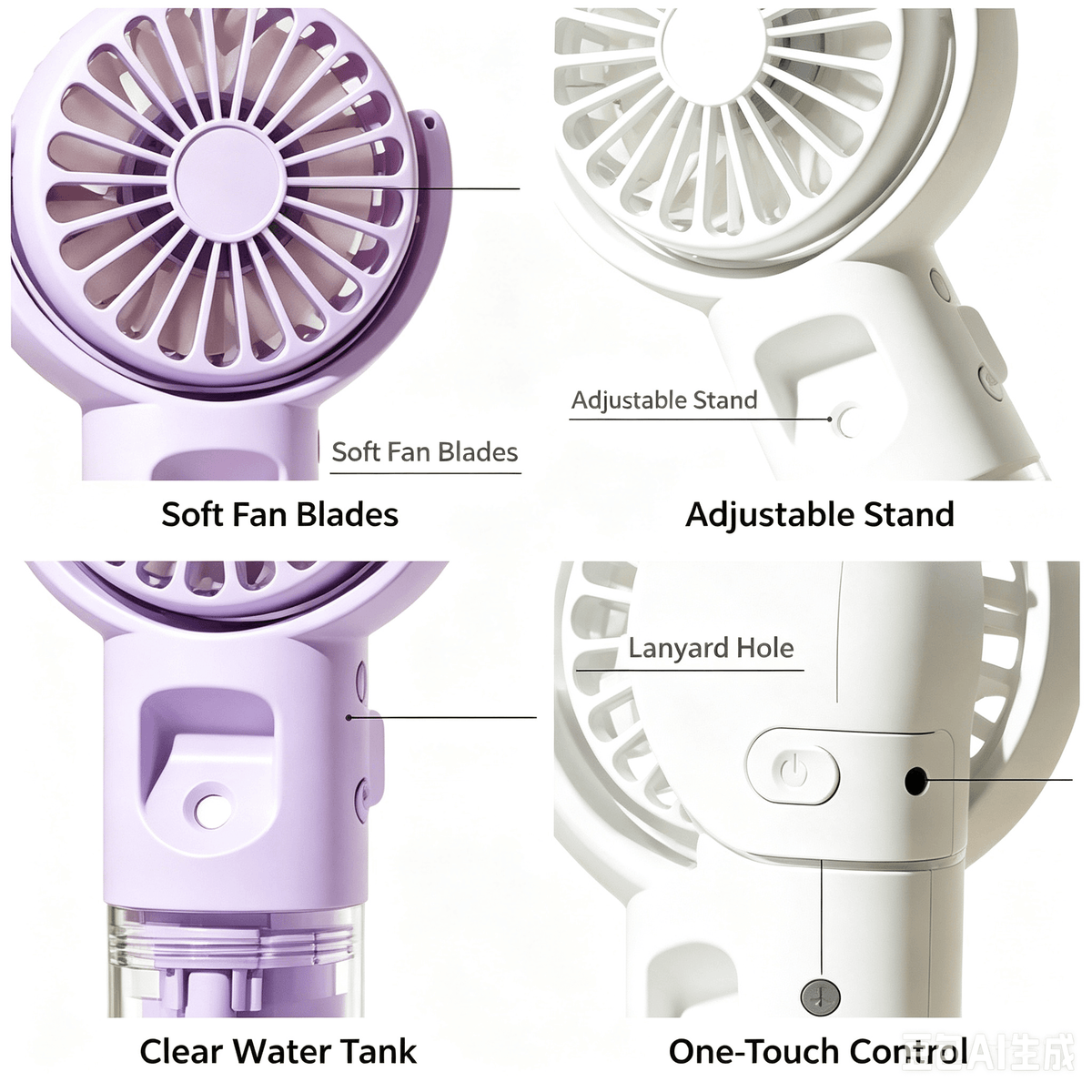 USB Rechargeable  Hydrating Fan