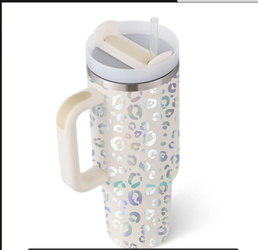 Heart Print Tumbler 40oz
