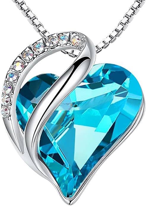 Heart of the Ocean Crystal Necklace