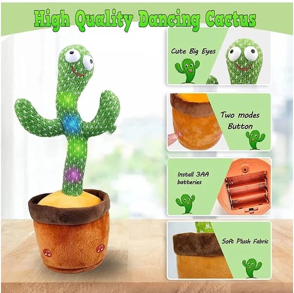 Dancing Cactus Plush Toy
