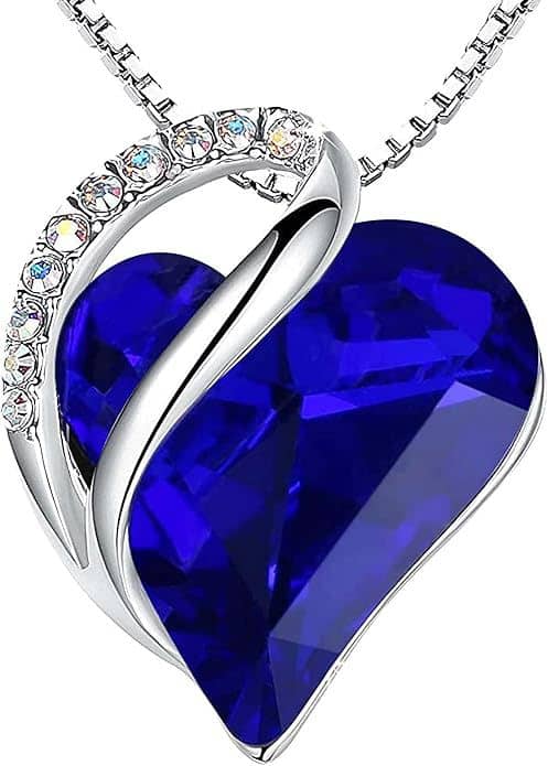 Heart of the Ocean Crystal Necklace