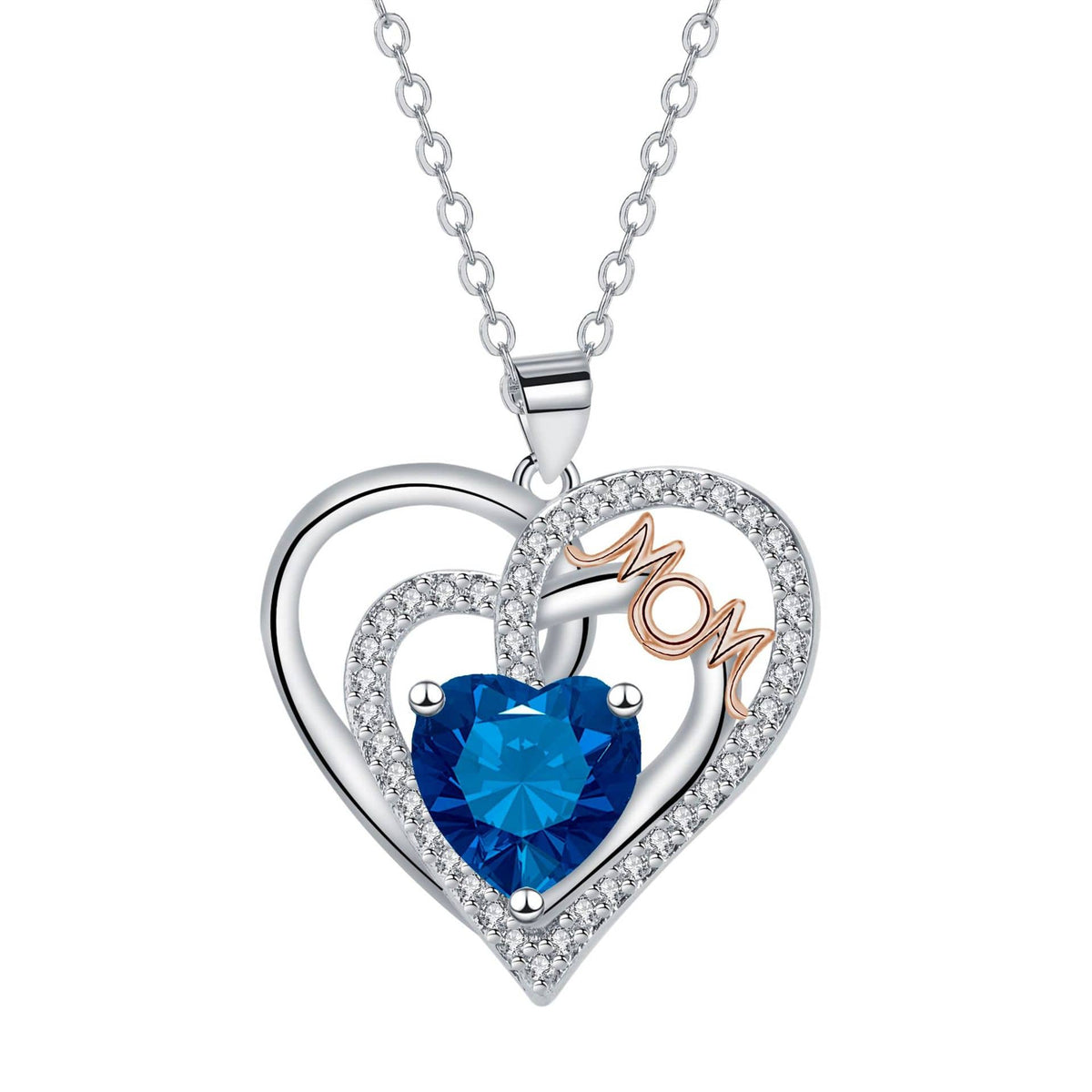 MOM Heart Necklace