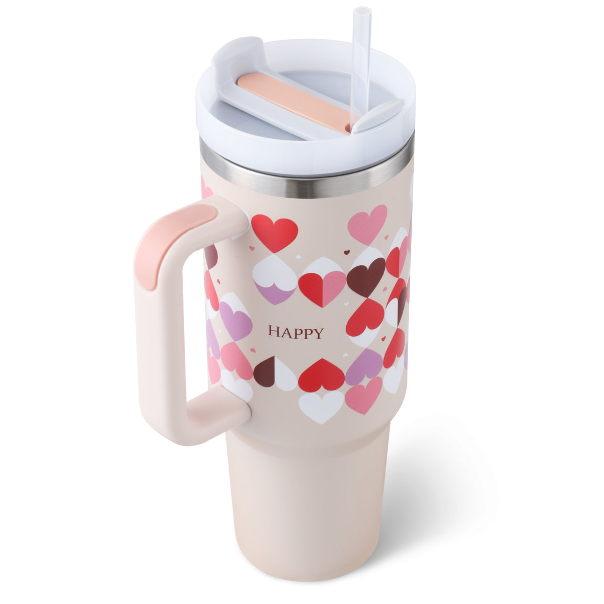 Heart Print Tumbler 40oz