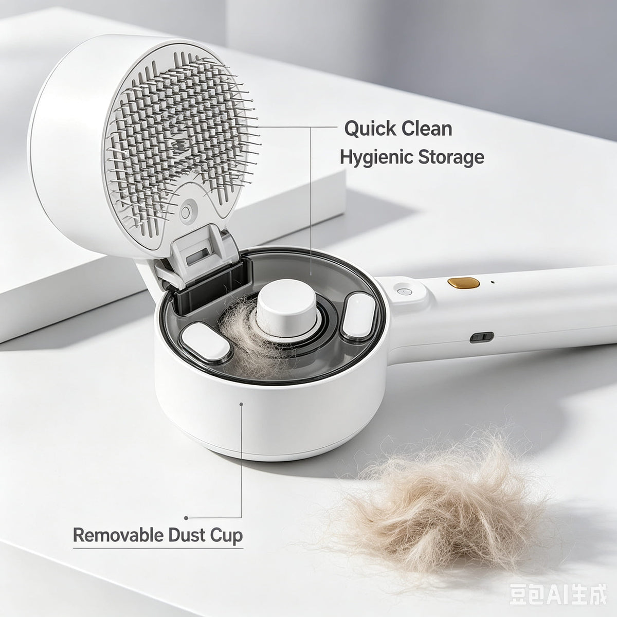 Steam Self-Cleaning Pet Hair Brush For dogs & cats