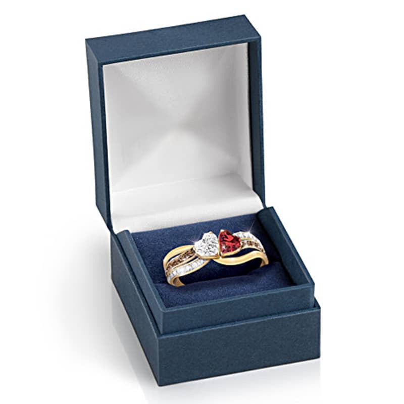 Double Love Line Ring