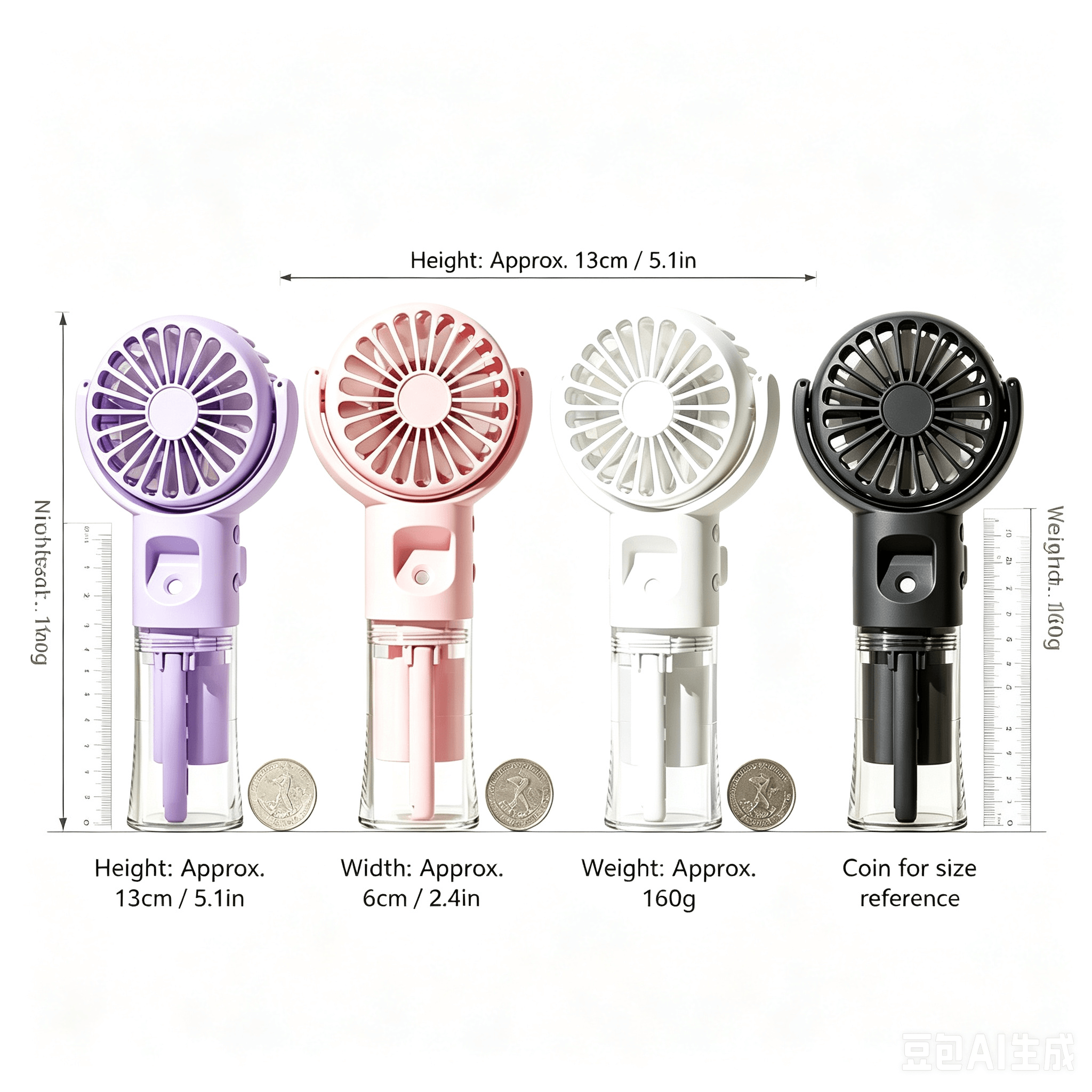 USB Rechargeable  Hydrating Fan