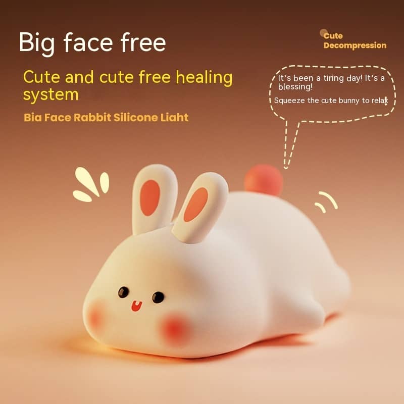 Cute Bunny Silicone Night Light