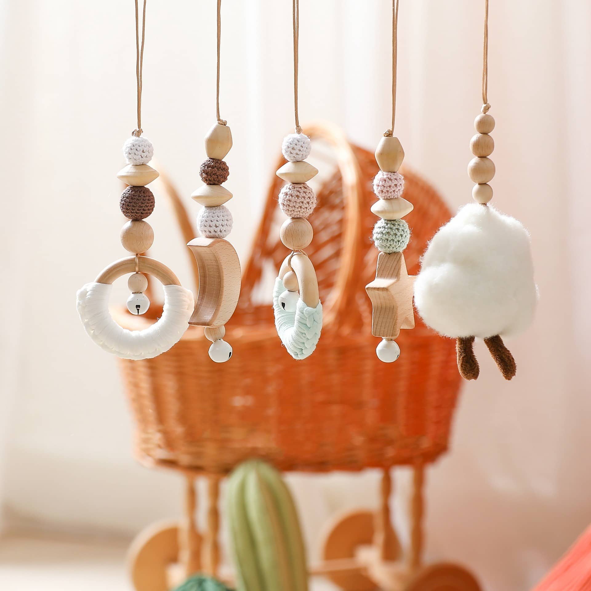 Baby Wooden Activity Gym & Fitness Stand