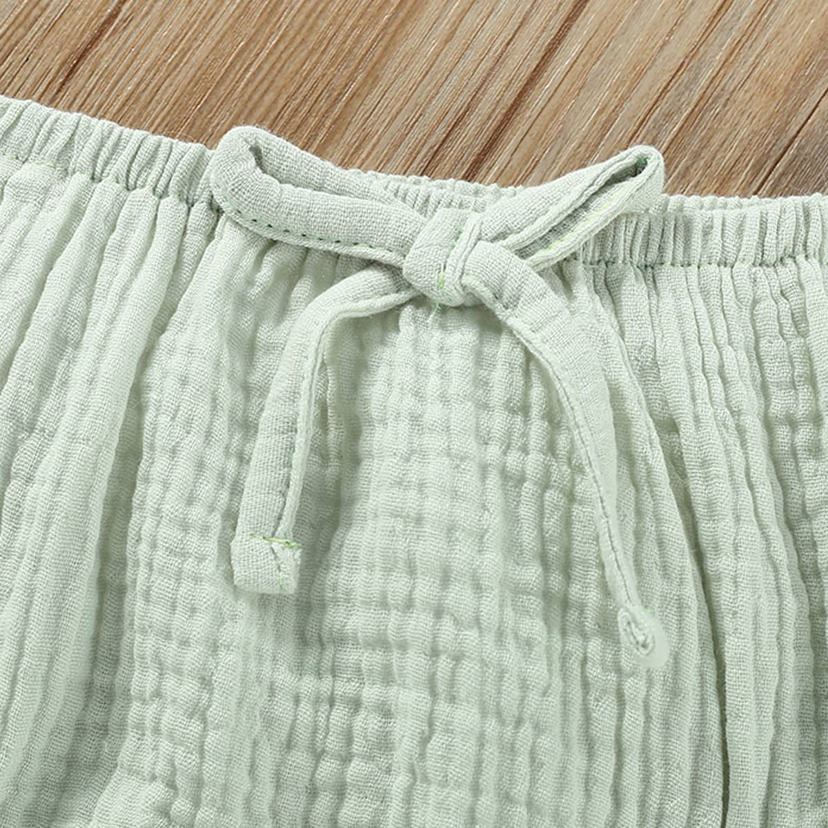Girls' Cotton Sling Top & Shorts Set