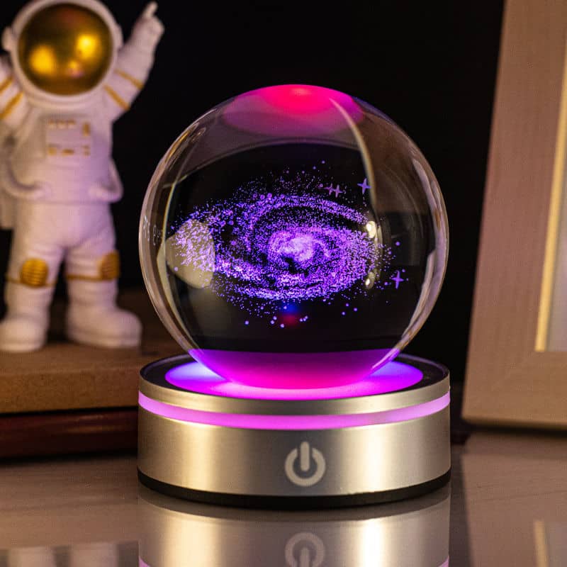 3D Crystal Ball Touch Night Light
