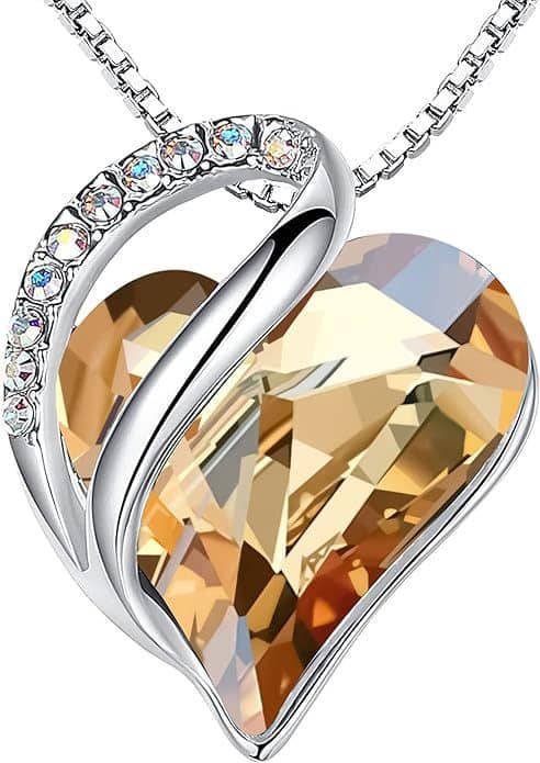 Heart of the Ocean Crystal Necklace