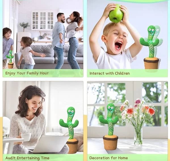 Dancing Cactus Plush Toy